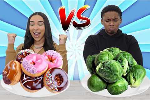 HEALTHY VS JUNK FOOD CHALLENGE