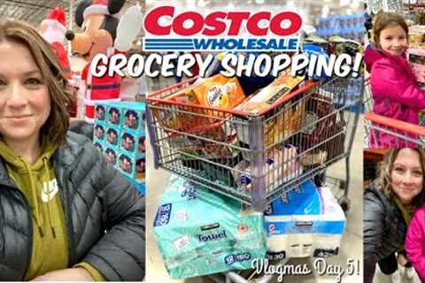 Costco Grocery Haul! Shop With Us! We Need Everything! Vlogmas Day 5!🦌