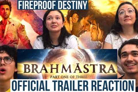 BRAHMĀSTRA OFFICIAL TRAILER Reaction! | Amitabh | Ranbir | Alia | Ayan | MaJeliv | Fireproof Destiny