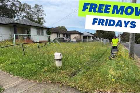 She Was So CONFUSED Why I was Mowing For Free!