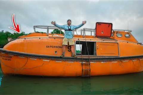 WATER TESTING 64 Person Enclosed Lifeboat For The FIRST Time!!