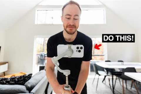 Best Smartphone Gimbal Settings &amp; Balancing Tips for Smooth Results! | Real Estate Video ft...
