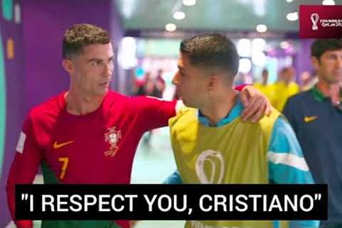 Cristiano Ronaldo,Suarez showed respect !!🇺🇾🇵🇹🤝
