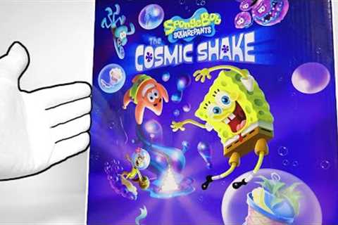 SpongeBob SquarePants The Cosmic Shake BFF Edition Unboxing + Nintendo Switch setup