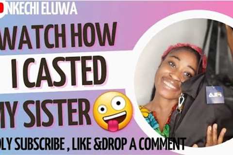 I CASTED MY SISTER || Unboxing My Sister's Christmas Gifts || God When 😉🥰