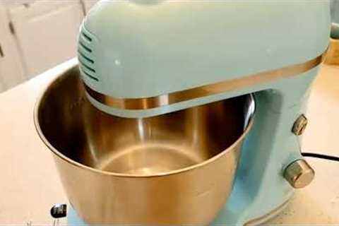 How to review Delish by DASH Compact Stand Mixer Quart with Beaters  Dough Hooks Blue @amazonsale