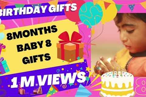 🎁 8 surpirse Birthday Gifts ✨️| 8 months baby presents 8 gifts 🥳 to his anty #viral #trending #yt