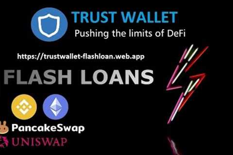 Trust Wallet Flash loan Arbitrage tutorial 🚀🚀 Earn 251 ETH/BNB UniSwap and Pancakeswap 2022