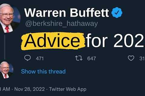 Warren Buffett: How You Should Invest In 2023
