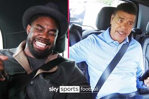 Micah Richards pranks Chris Kamara with the taxi driver from HELL! 😂🚕