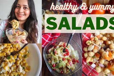 5 SALAD Recipes: HEALTHY &amp; YUMMY | Salad Dressing with Olive Oil, Apple Cider Vinegar etc.