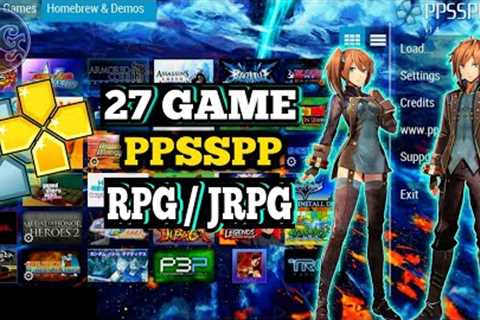 Top 27 Game PPSSPP RPG (role playing game) terbaik sepanjang masa