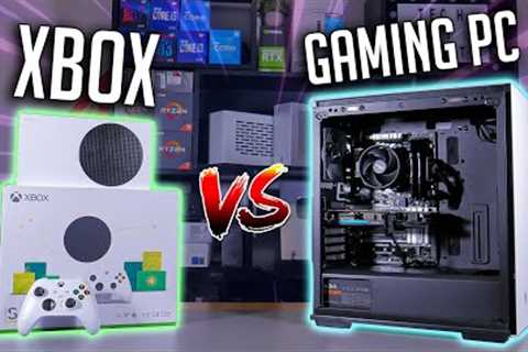 $300 Gaming PC vs Xbox Series S!