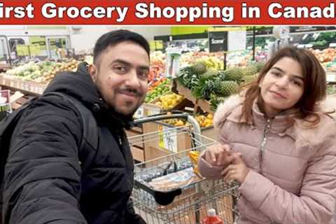 Grocery Shopping in Canada | Life With Bilal