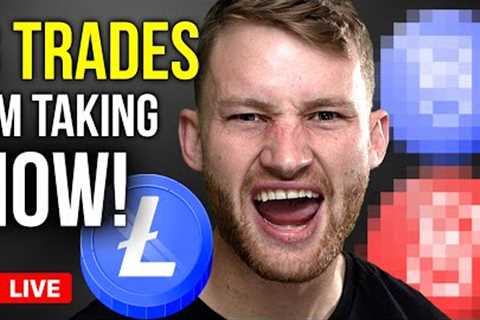 I Am Taking 3 Altcoin TRADES NOW! | How Much Profit Can You Make?