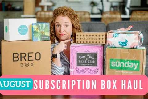 Subscription Boxes Haul | August 2022 Late Summer/Early Fall Box Chat