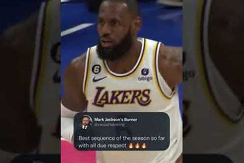 This LEBRON and GAFFORD dunk sequence 🤯 #shorts