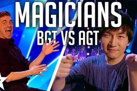 Top 10 BEST Magicians 2017 | AGT vs BGT on Got Talent Global