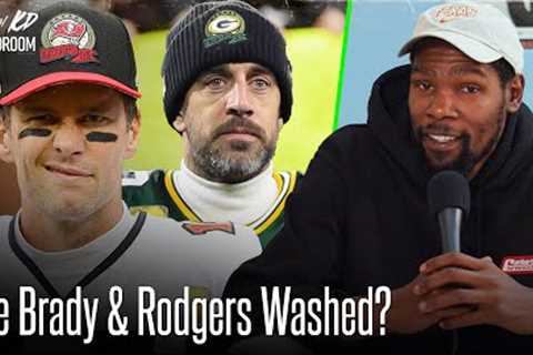 Kevin Durant on Tom Brady, Aaron Rodgers, Future of NFL &amp; More | The ETCs
