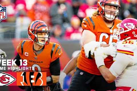 Kansas City Chiefs vs. Cincinnati Bengals | 2022 Week 13 Game Highlights