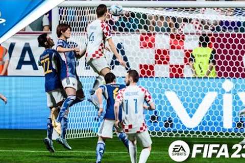 FIFA 23 - Japan vs Croatia - FIFA 23 World Cup Qatar 2022 Round Of 16 Match