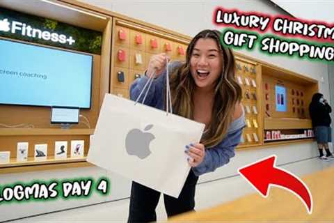LUXURY CHRISTMAS GIFT SHOPPING!! Vlogmas Day 4
