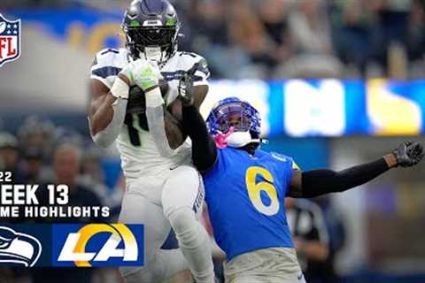 Seattle Seahawks vs. Los Angeles Rams | 2022 Week 13 Game Highlights