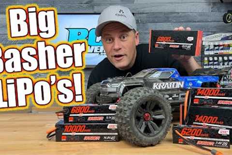 BIG RC Car Power! Spektrum Basher LiPo Batteries