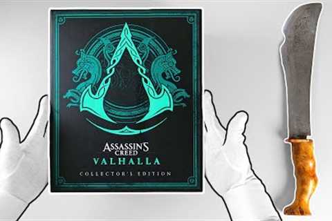 Assassin's Creed Valhalla Collector's Edition Unboxing + Xbox Series X Gameplay and Startup