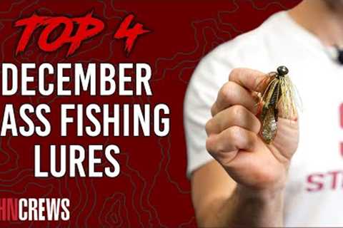 John Crews's TOP 4 BAITS for DECEMBER BASS FISHING