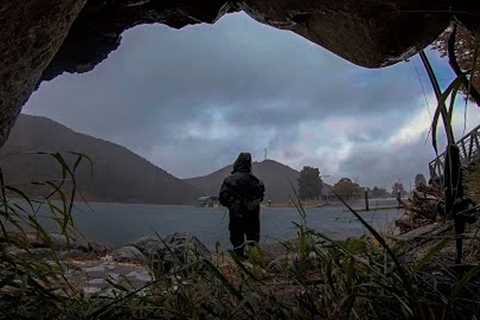 Fishing in a STORM  |  TROUT FISHING Pyramid Lake