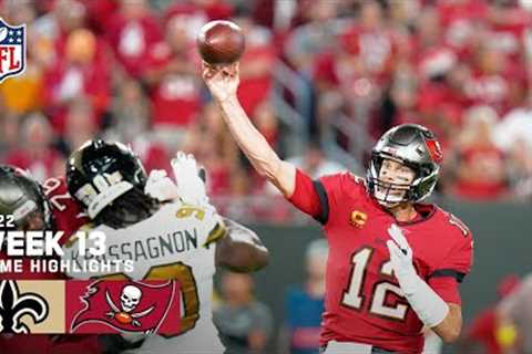 New Orleans Saints vs. Tampa Bay Buccaneers | 2022 Week 13 Game Highlights