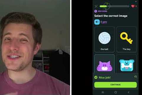 American Learns Portuguese on Duolingo (Lessons 5-6)