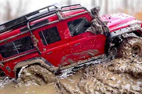 14 RC CARS MIX 4 - MUD RACING and Extreme OFF ROAD – Traxxas TRX4, Axial, FMS, Gmade, RC4WD