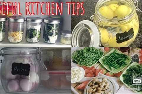 Kitchen TIPS and tricks | cooking Tips  |vegetables storage| easy kitchen hacks| |fast cooking tips
