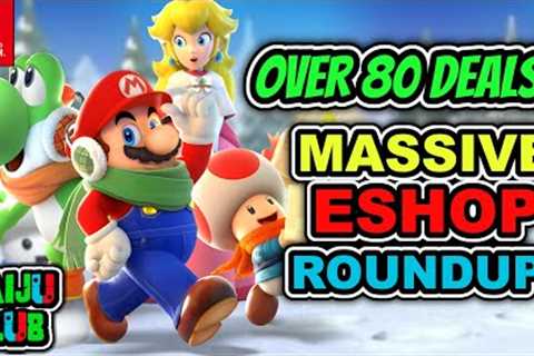 OVER 80 DEALS! MASSIVE Nintendo Switch Eshop Deals Roundup!