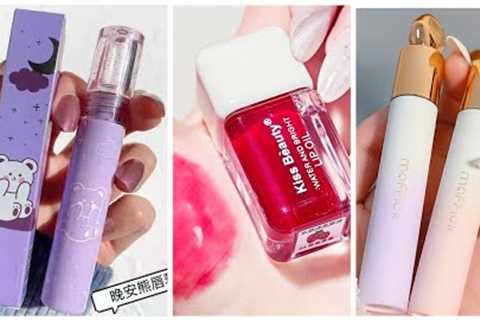 •24~ASMR Unboxing Cute Makeup &amp; Skincare Products Compilation 🍒✨ #asmr #satisfying #skincare
