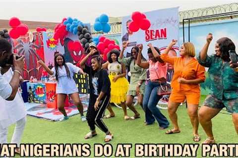 What Nigerians Do At A Children's Birthday Party!