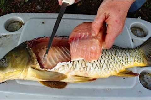 Catch and Cook Carp - How to cook carp -  carp fishing tips &amp; carp recipe.