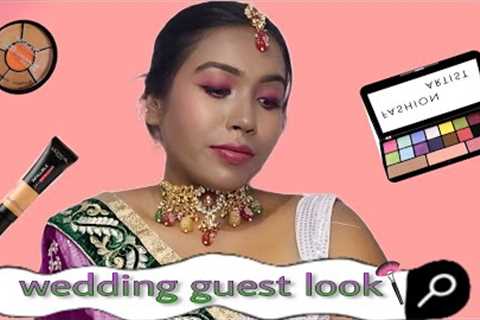 Guest makeup for wedding||Wedding guest makeup tutorial||#makeup #weddingguestmakeup