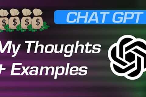 Creative Ways of Using CHATGPT to Make Money Online