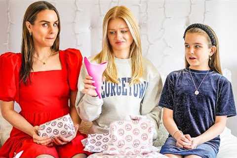 EMBARRASSING Mia with BAD Birthday Presents! | Family Fizz