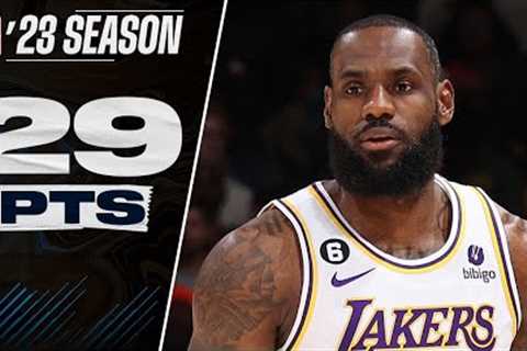 LeBron James drops 29 Points on the Wizards Full Highlights 🔥