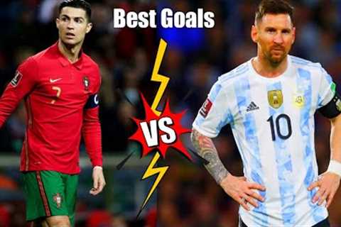 Lionel Messi Vs Cristiano Ronaldo | Best Goals That's Shocks Everyone😱😱