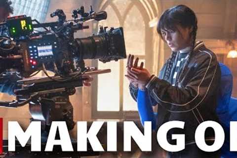 Making Of WEDNESDAY Part 2 - Best Of Behind The Scenes &amp; On Set Bloopers With Jenna Ortega |..