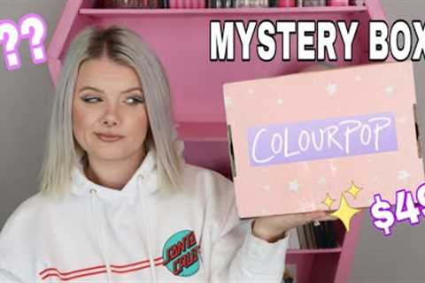 COLOURPOP MYSTERY BOX BEAUTY UNBOXING 2022 | Vanessa Lopez