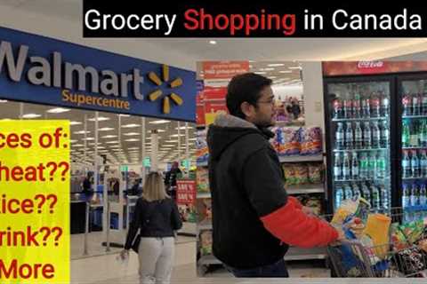 Grocery Shopping in Canada 🇨🇦 at Wallmart | 13000Rs Ki Grocery Shopping 😟 | Canada Vlog