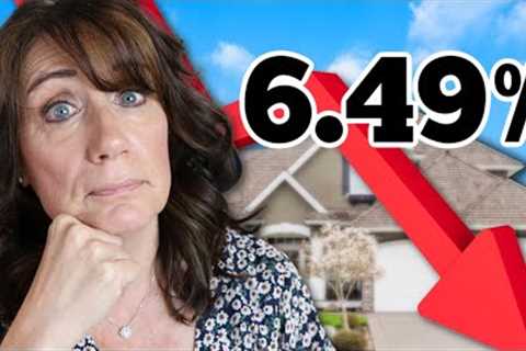 HUGE DROP in Mortgage Rates!  But don't get excited!