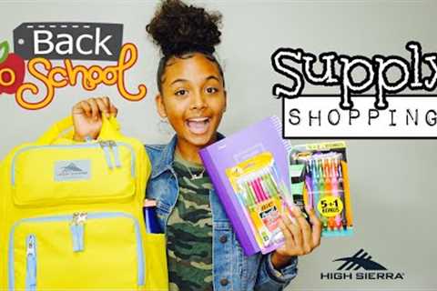 Back to School Supply Shopping Haul (Junior Year) | LexiVee03