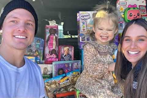Buying Everything My Daughter Touches &amp; DONATING THE TOYS!!!